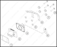 REED VALVE CASE, 2025 KTM 50-SX-Factory