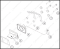 REED VALVE CASE, 2024 KTM 50-SX
