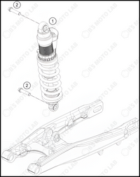 SHOCK ABSORBER, 2024 KTM 85-SX-17-14