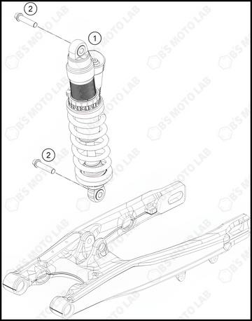 SHOCK ABSORBER, 2024 KTM 85-SX-19-16