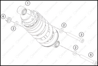 SHOCK ABSORBER, 2022 KTM Duke-200