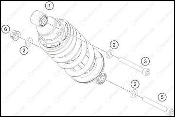 SHOCK ABSORBER, 2022 KTM Duke-200