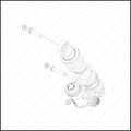SHOCK ABSORBER, 2025 KTM 50-SX-Factory