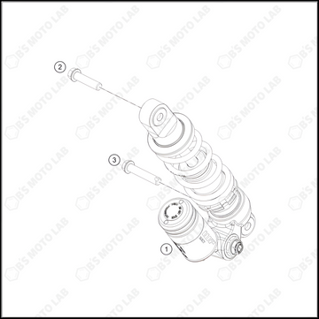 SHOCK ABSORBER, 2024 KTM 50-SX