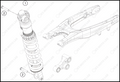 SHOCK ABSORBER, 2022 KTM 450-SX-F