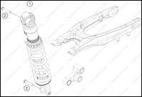 SHOCK ABSORBER, 2022 KTM 450-SX-F