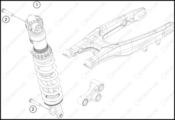 SHOCK ABSORBER, 2022 KTM 450-SX-F