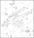 SWING ARM, 2024 KTM 50-SX