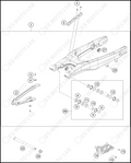 SWING ARM, 2023 KTM 350-SX-F