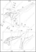 TANK, SEAT, 2023 KTM 50-SX-FACTORY-EDITION