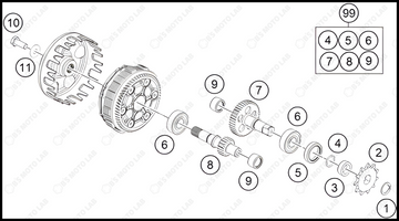 TRANSMISSION, 2022 KTM 50-SX-Factory