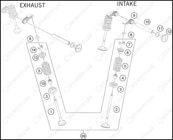 VALVE DRIVE, 2022 KTM Duke-200