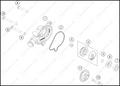 WATER PUMP, 2023 KTM 250-SX
