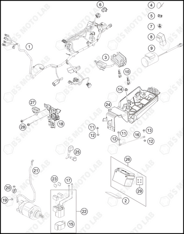 WIRING HARNESS, 2024 KTM 350-SX-F