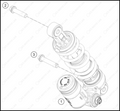 SHOCK ABSORBER, 2024 KTM SX-E-5